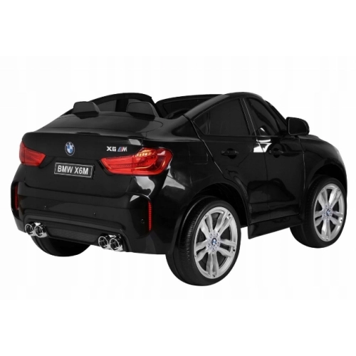 Dwuosobowe autko dla dzieci BMW X6M XXL Czarny JJ2168